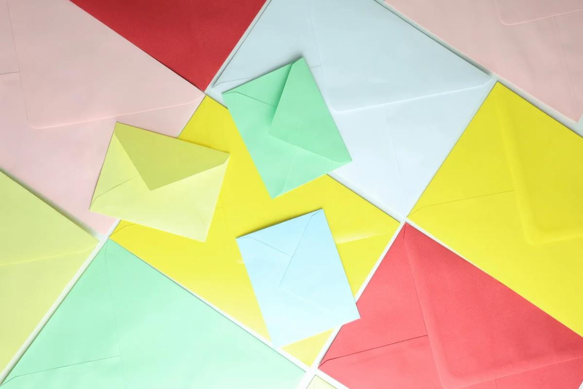 Business envelopes representing manual mail management time cost and physical mail workflows