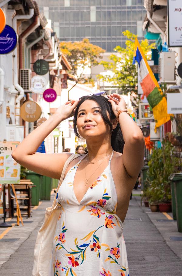 Vivien Beduya in Haji Lane