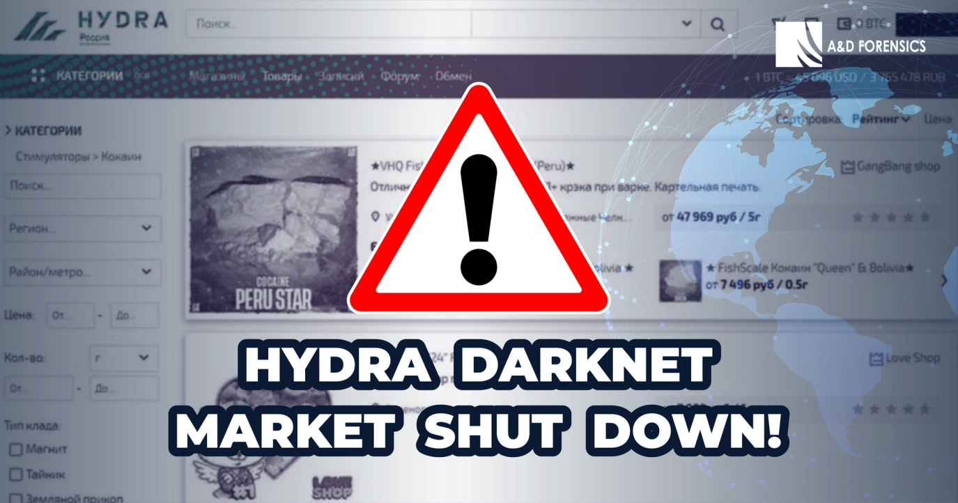 Hydra Darknet Market Shut Down!