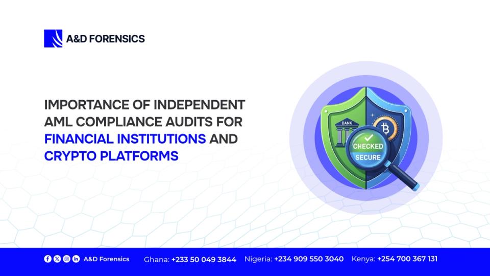 Importance of Independent AML Compliance Audits for Financial Institutions and Crypto Platforms.
