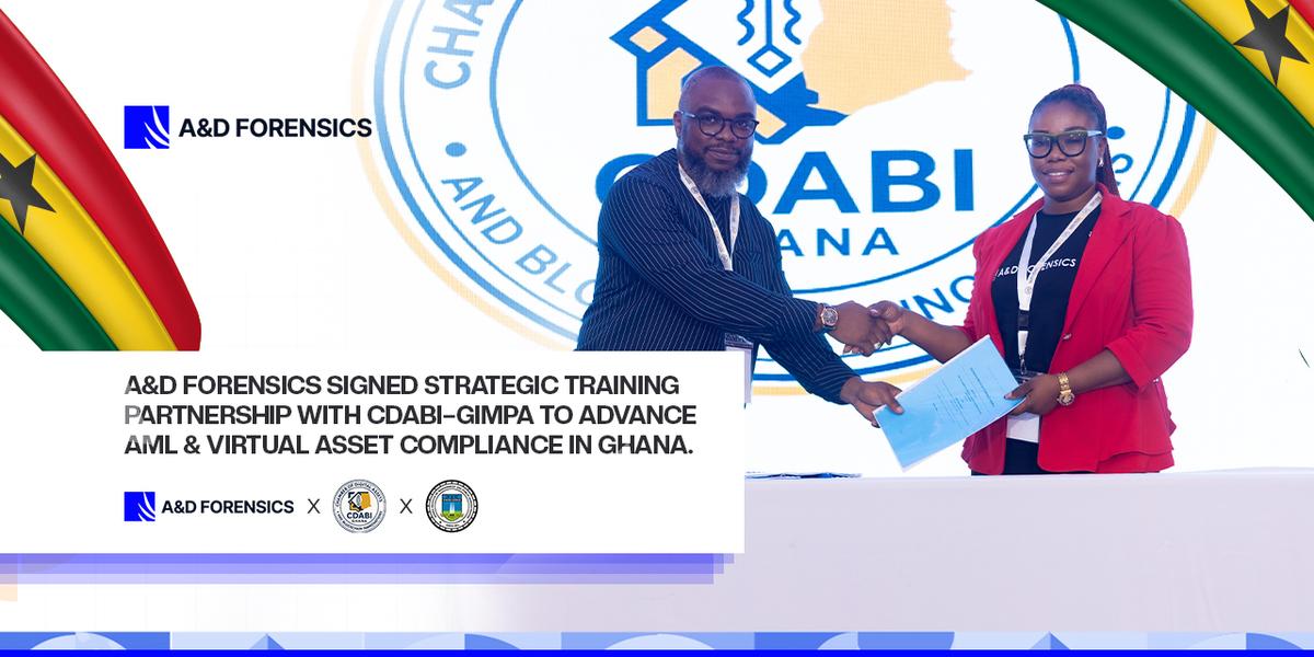 A&D Forensics Signed Strategic Training Partnership with CDABI–GIMPA to Advance AML and Virtual Asset Compliance in Ghana Pictue