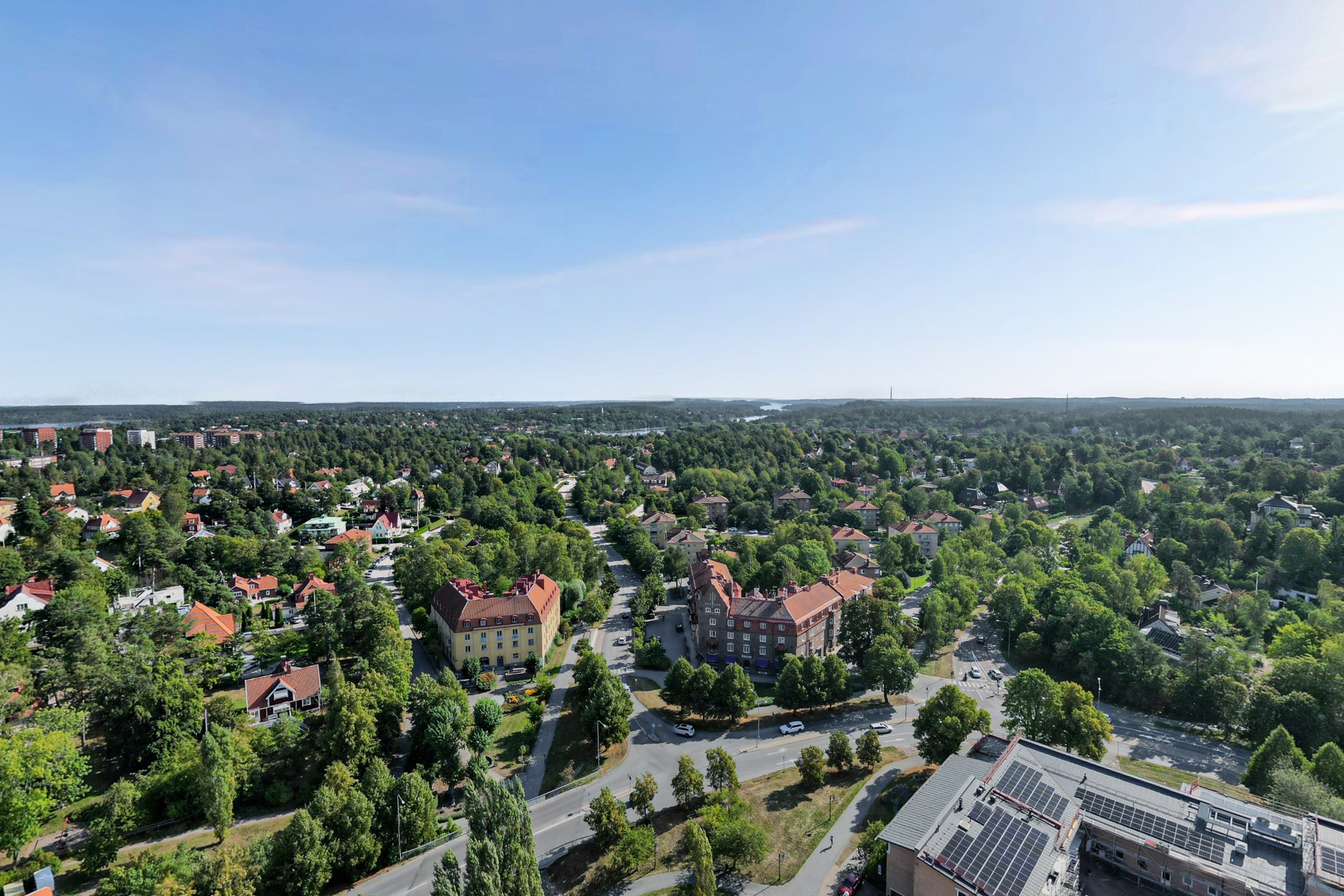 Utsikt över Hersby Lidingö