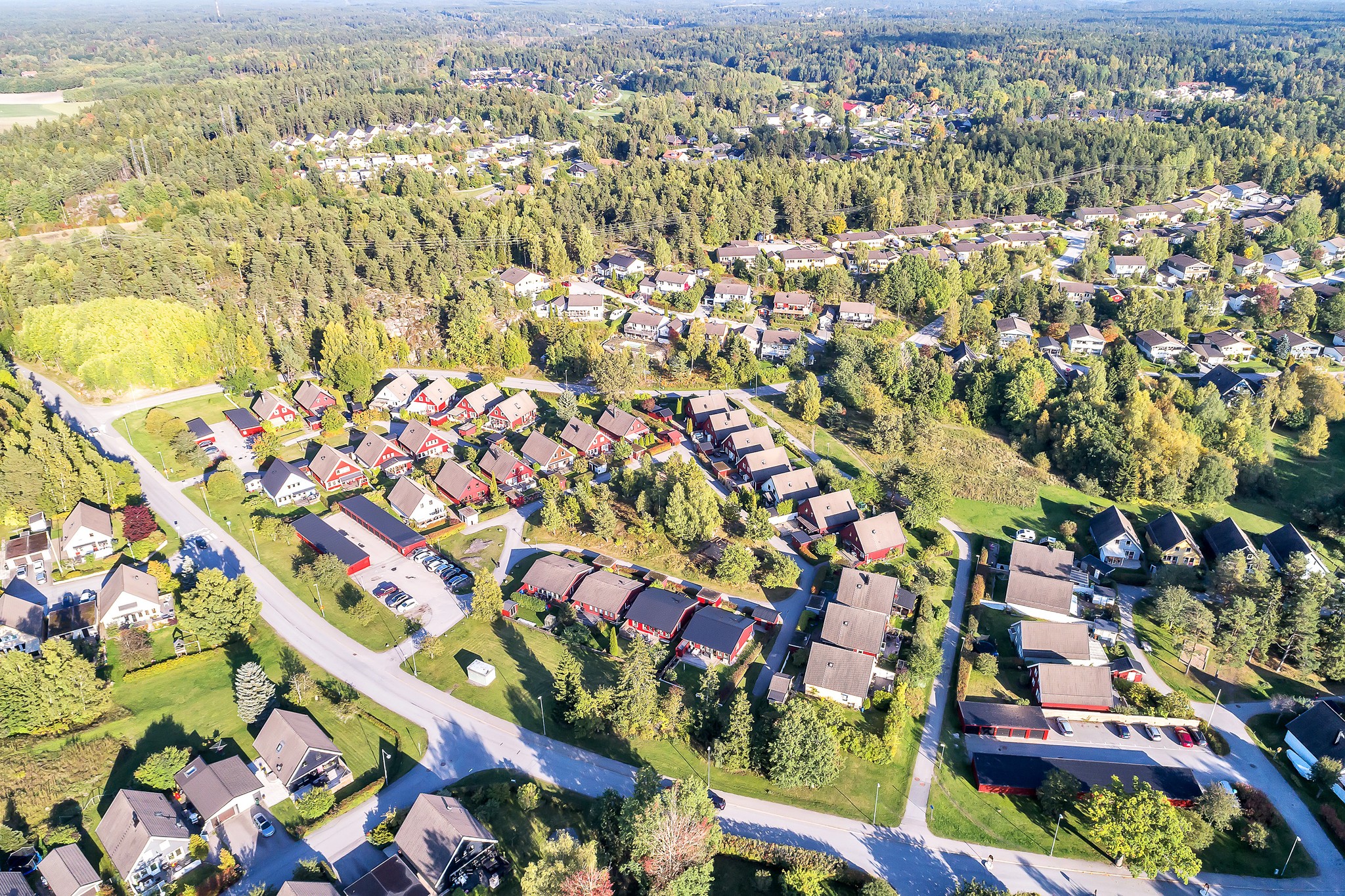 Vy över Skånsta Österåker