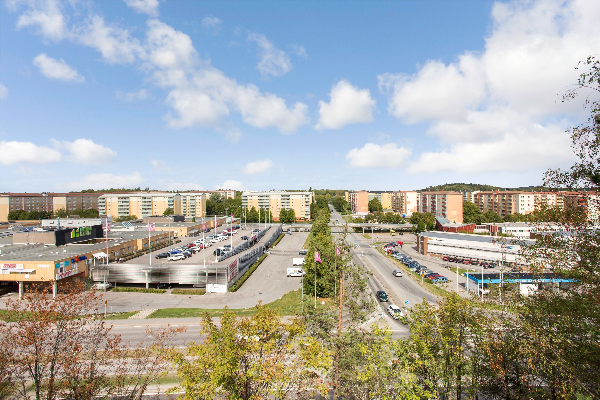 Bostadsområde i Hallunda