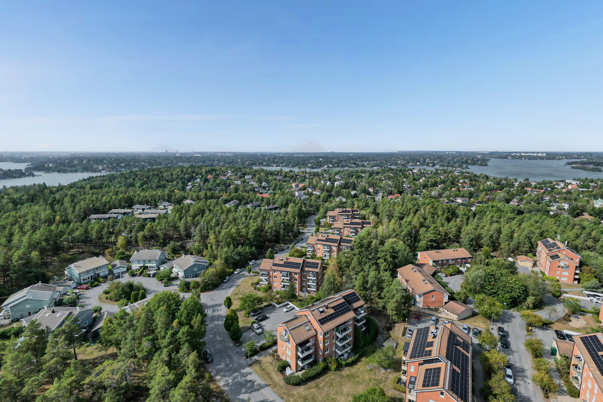 Utsikt över Sticklinge Lidingö