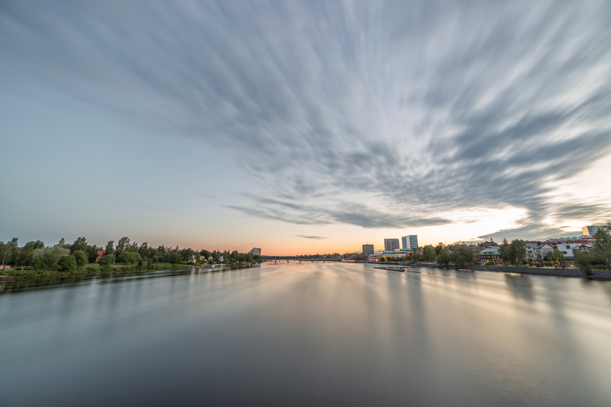 Utsikt över Umeå älv