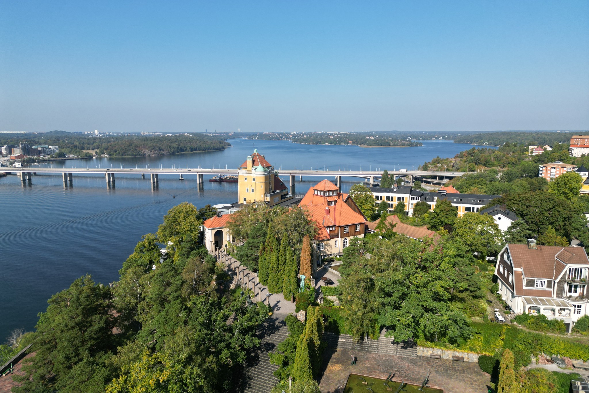 Utsikt mot Lidingöbron