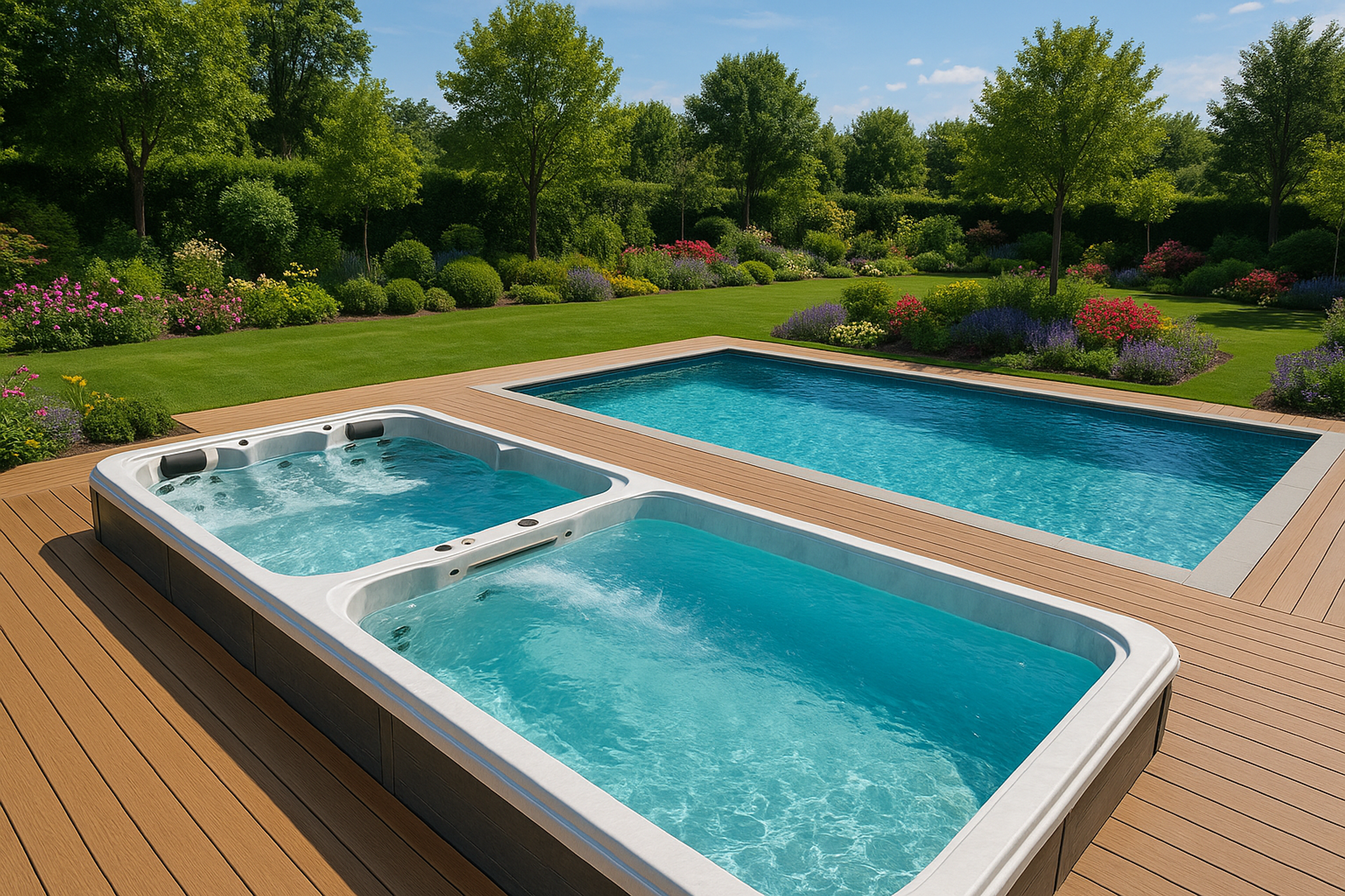 Swimspa och pool
