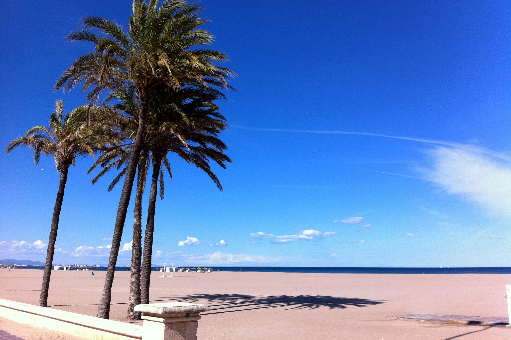Badstrand i Valencia