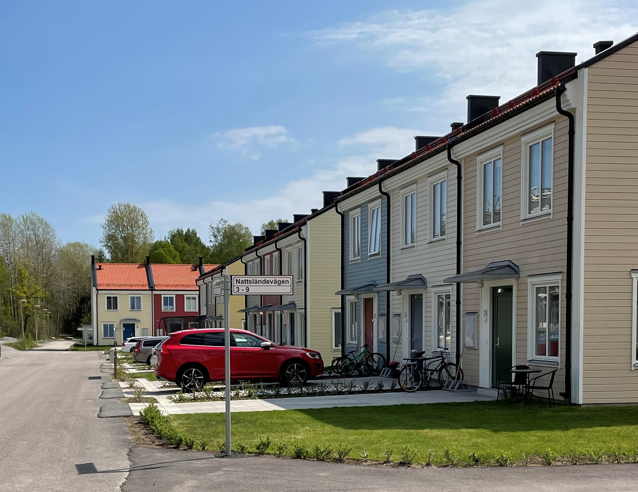 Nybyggda radhus Odlaren