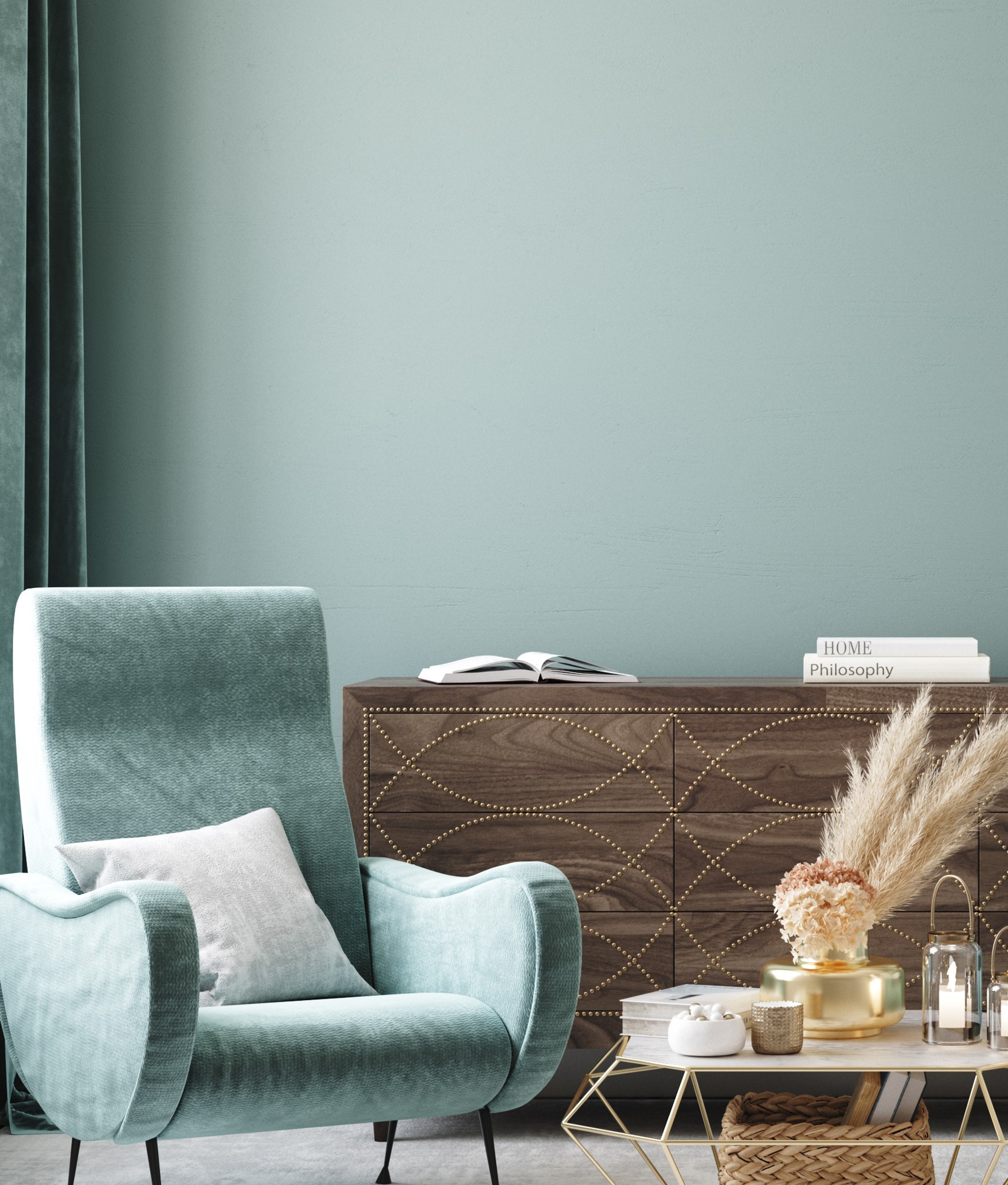 Inredning med sköna fåtöljer