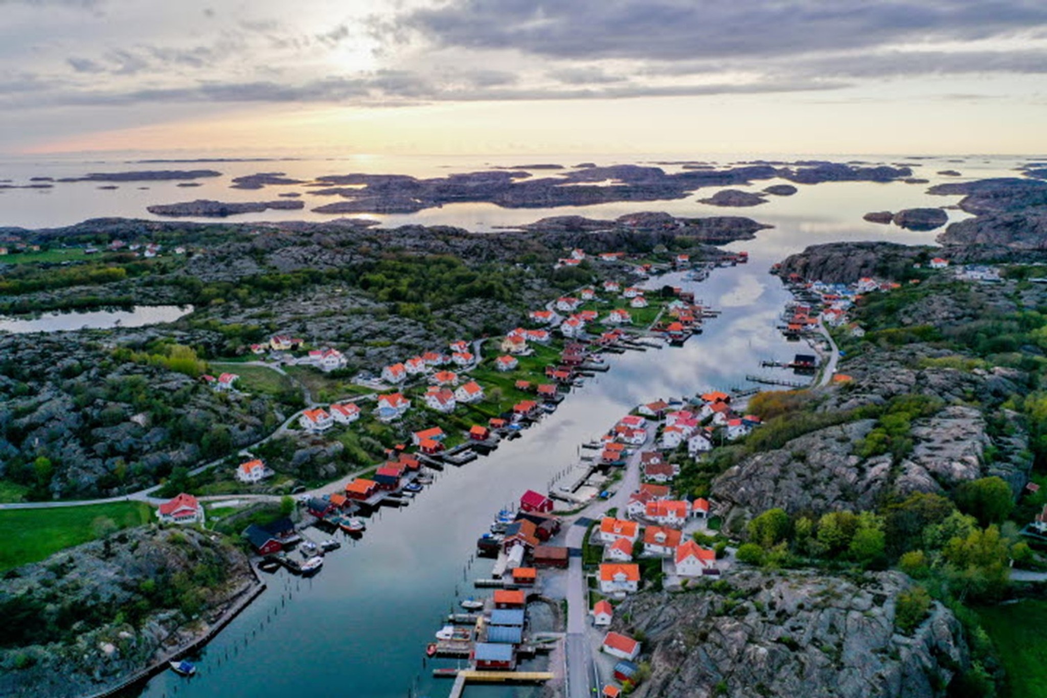 Vy över Hamburgsund