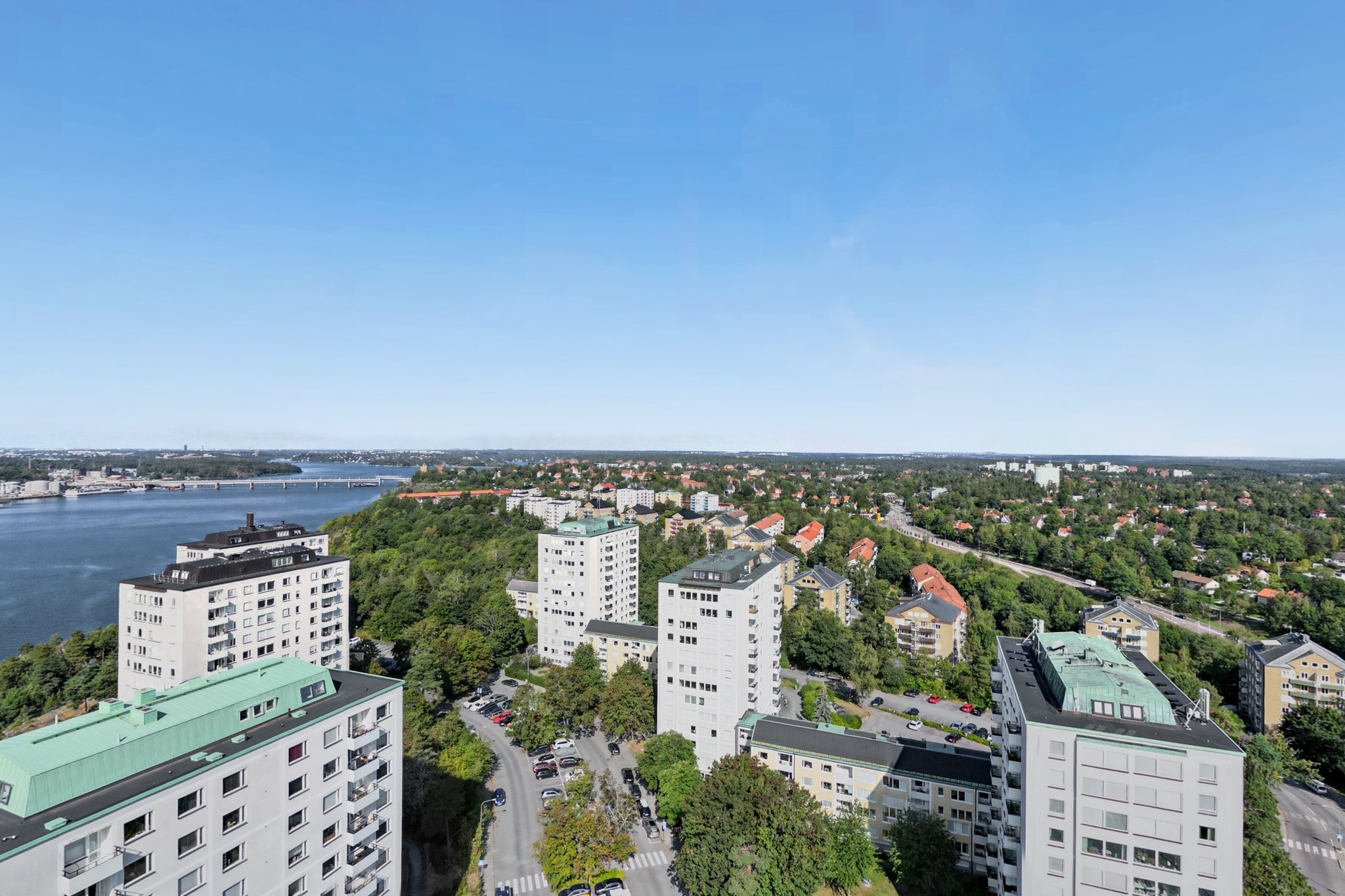 Utsikt över Bodal Lidingö