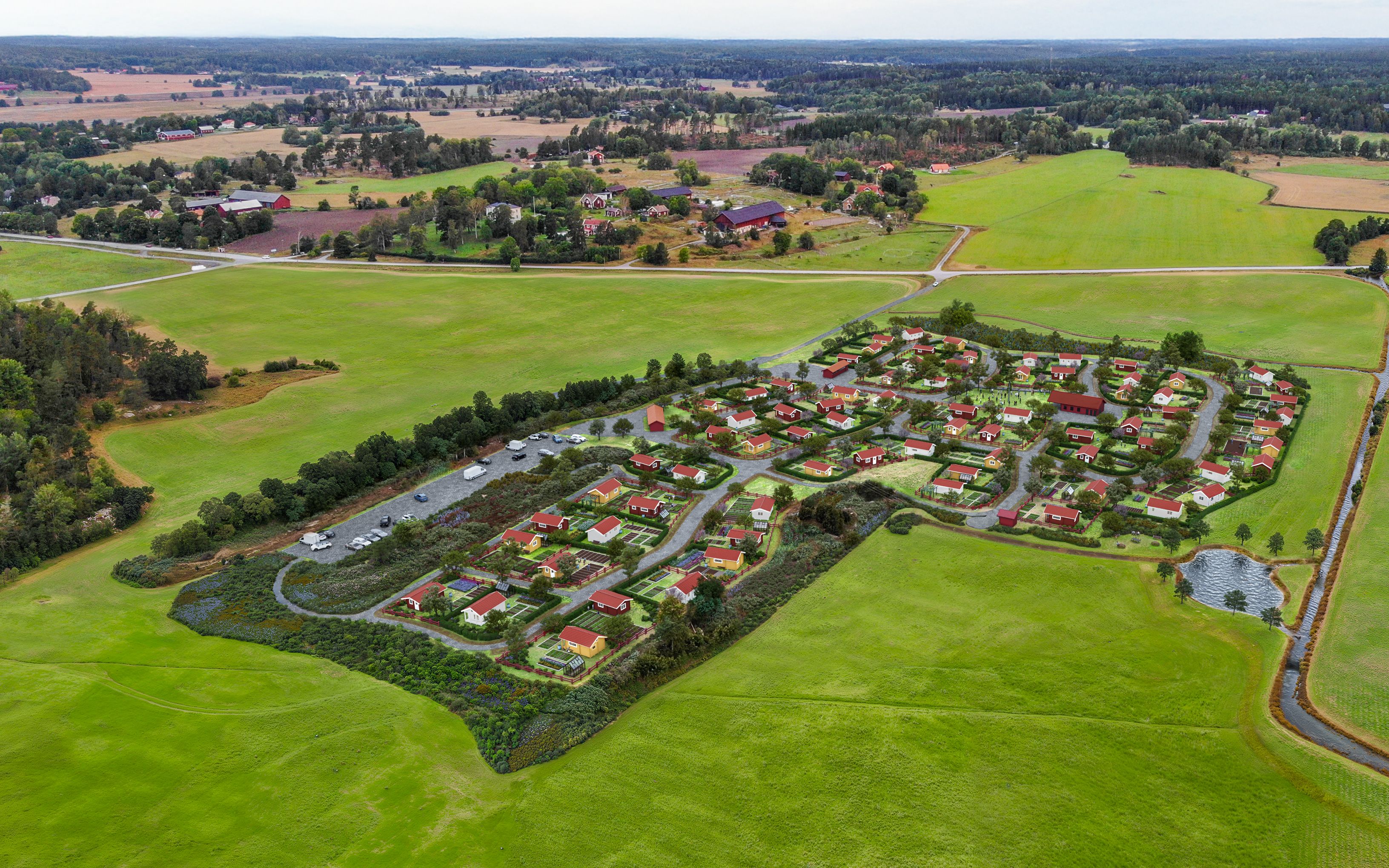 Nyproduktion Kolonilotter Toftesta By