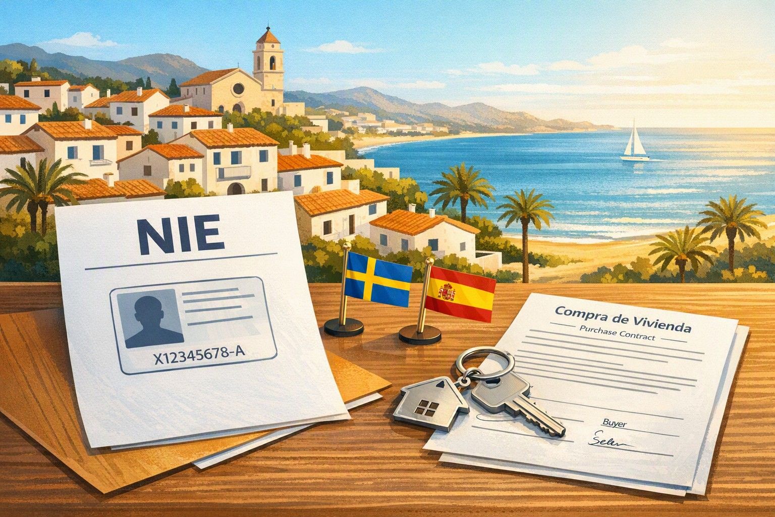 NIE nummer Spanien