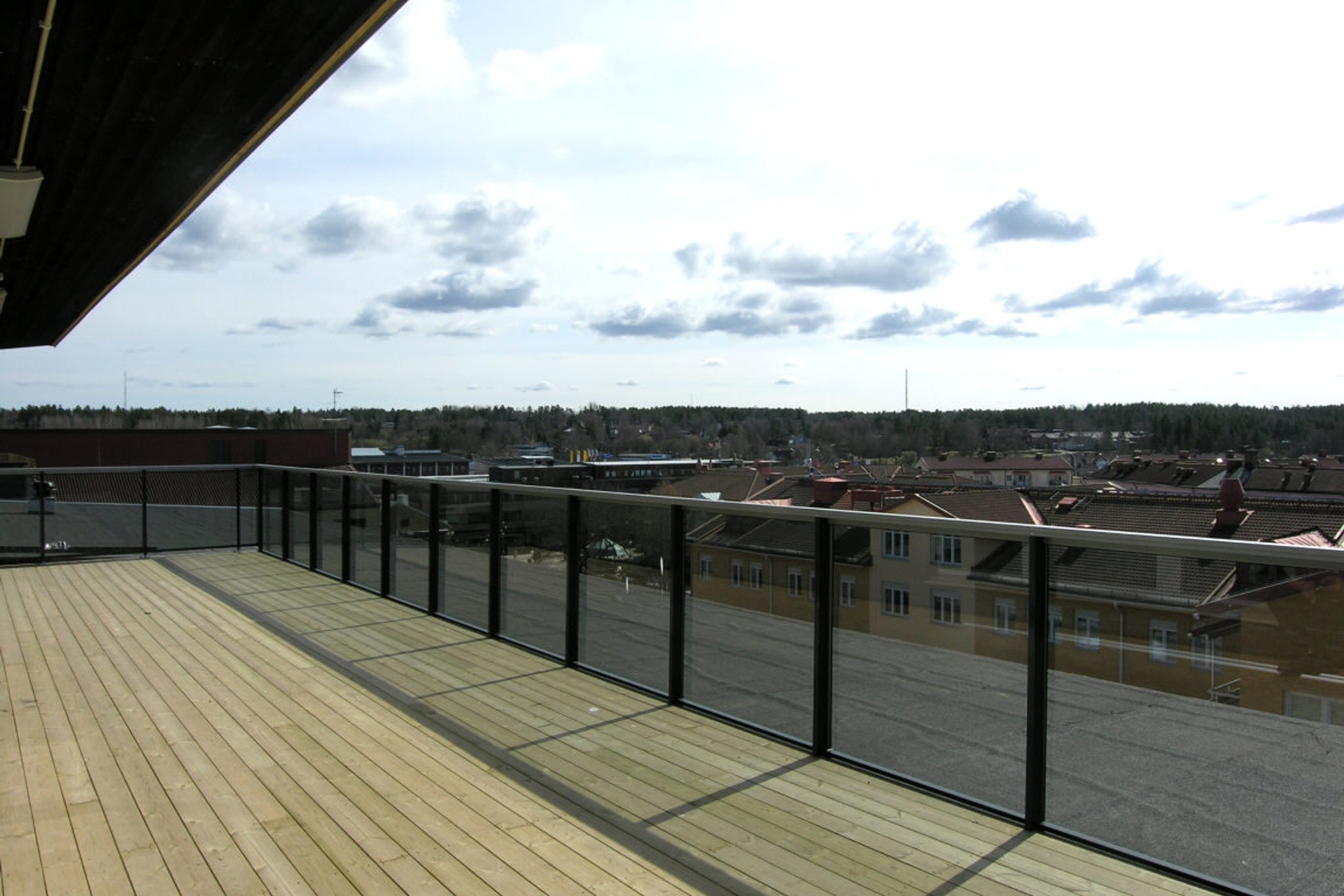 Utsikt över Vallentuna Centrum