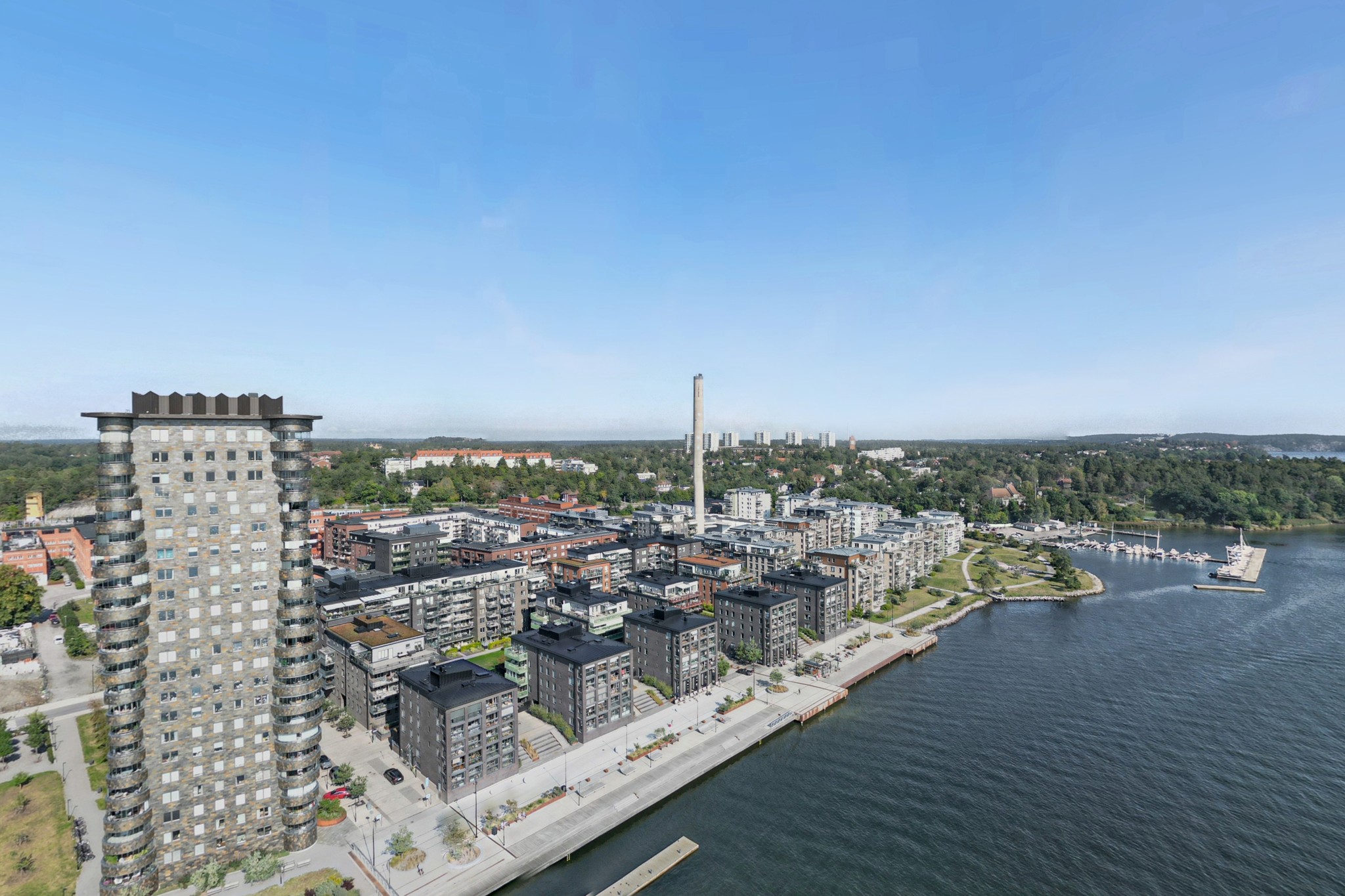 Utsikt över Dalénum Lidingö