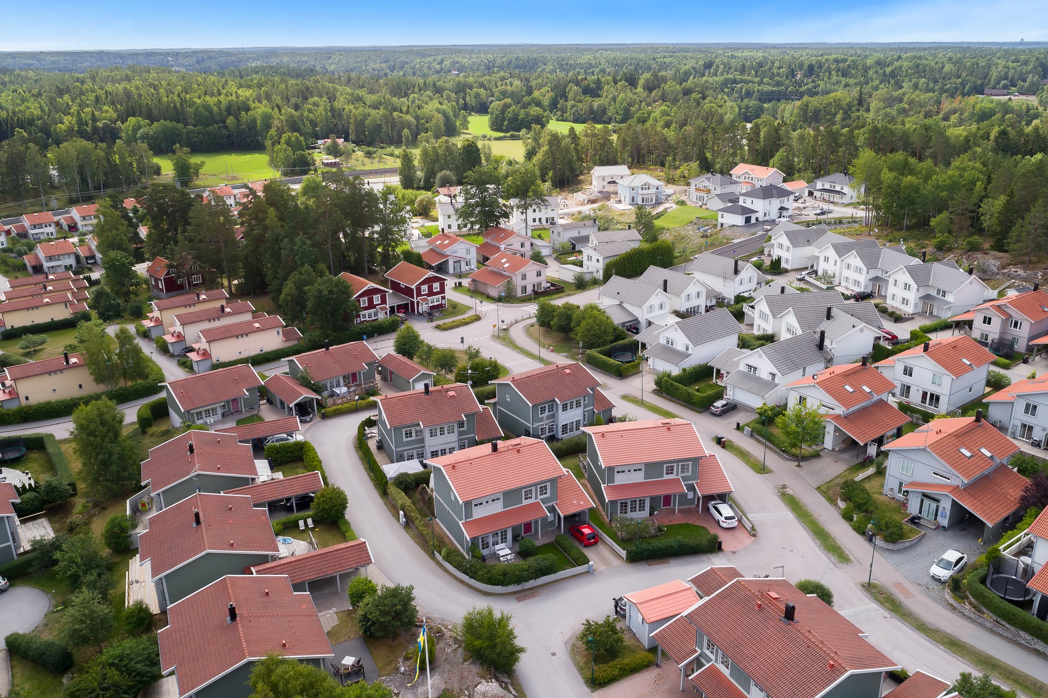Flygfoto Hagbyhöjden