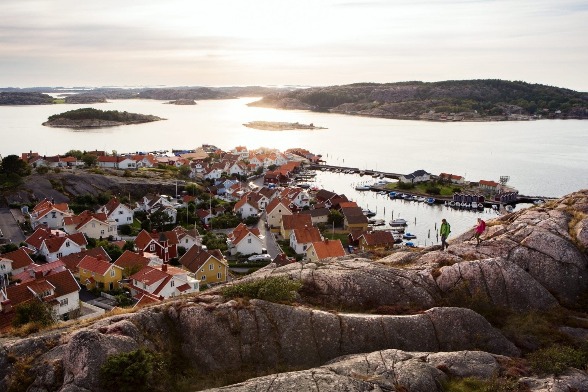 Vy över Fjällbacka