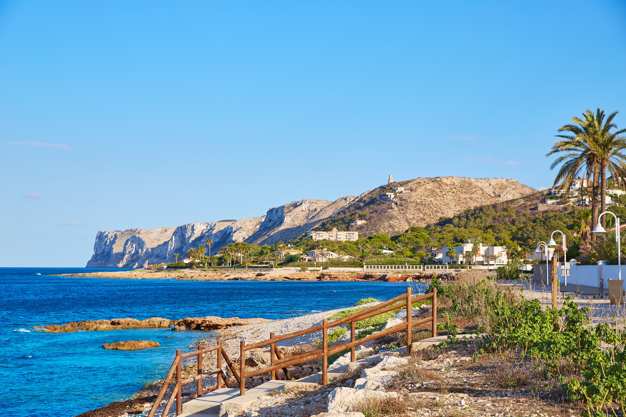 Trappa ned till stranden