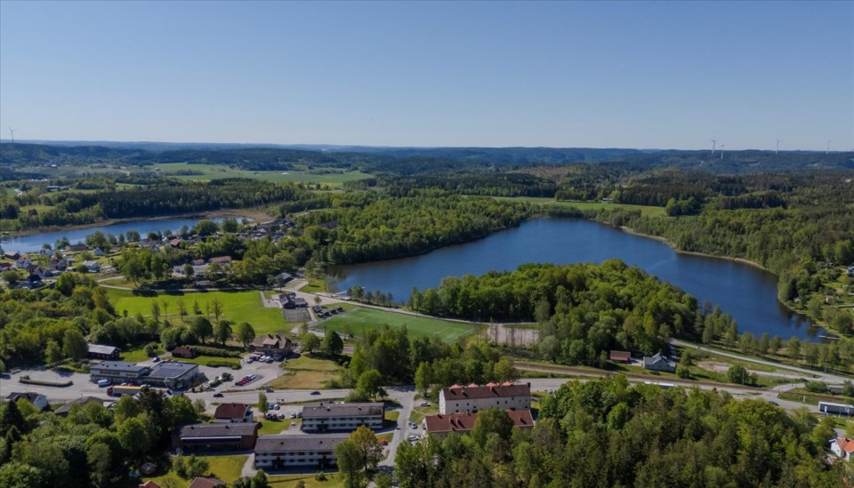 Vy över Hällevadsholm