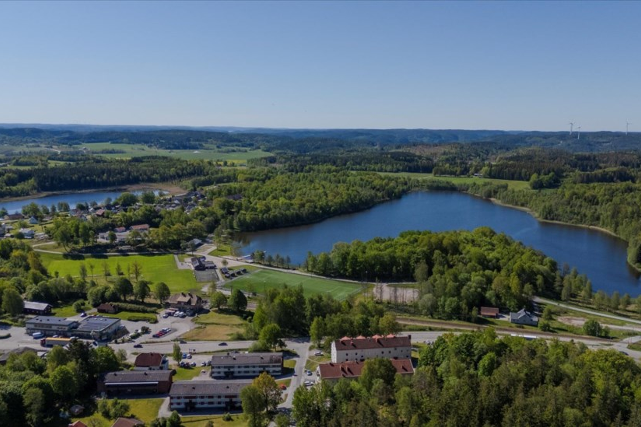 Vy över Hällevadsholm