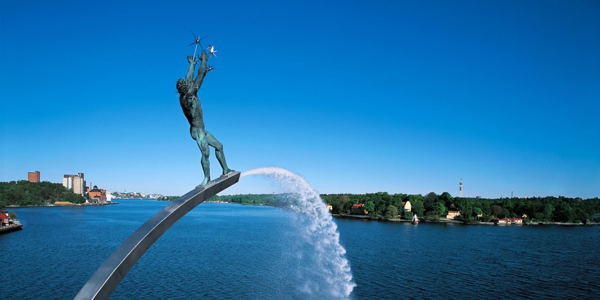 Staty över vattnet