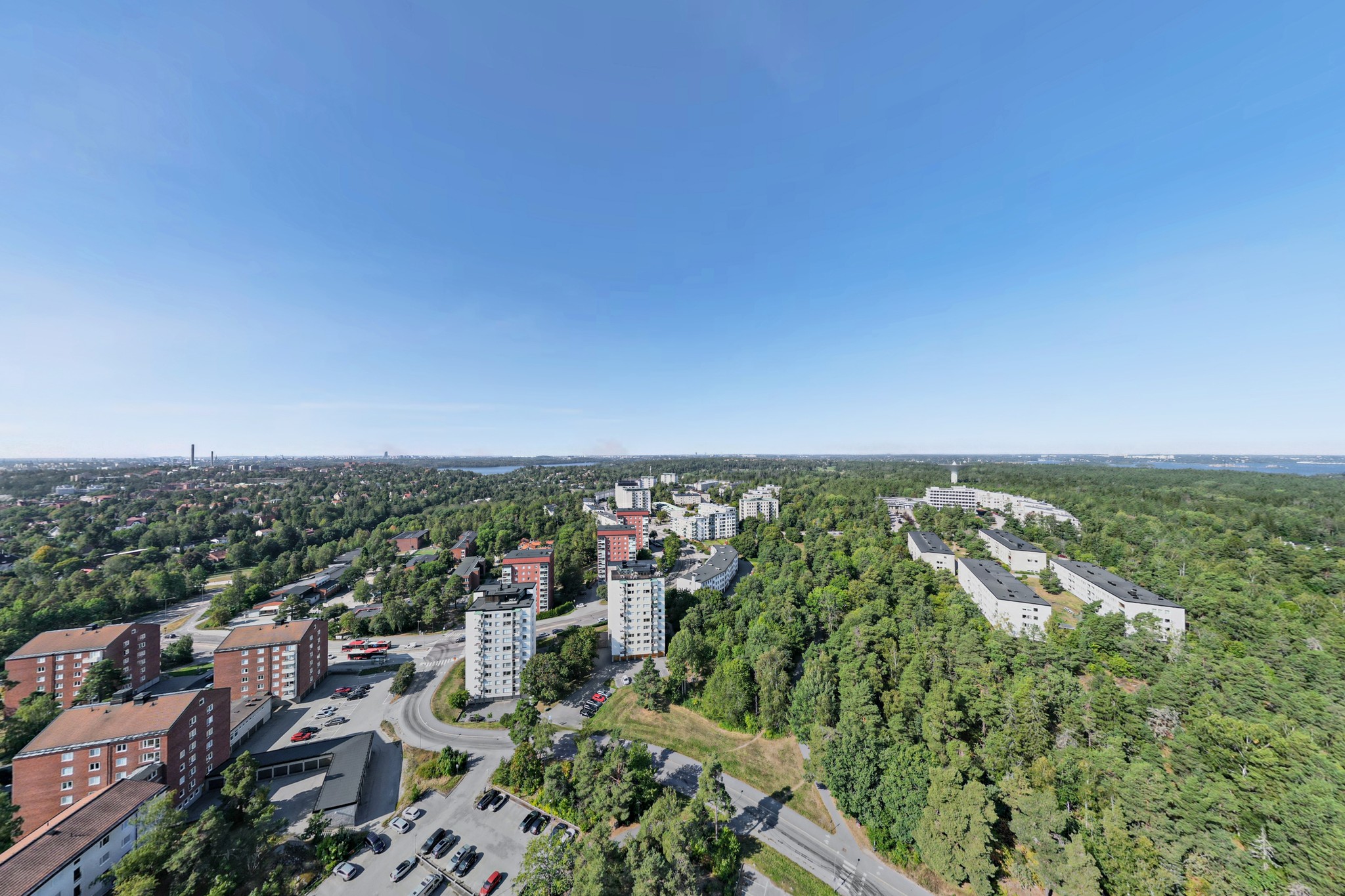 Utsikt över Näset Lidingö