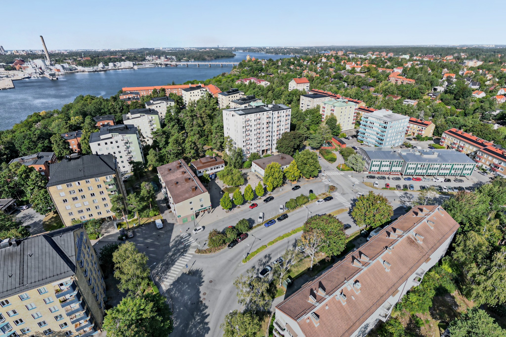 Utsikt över Baggeby Lidingö