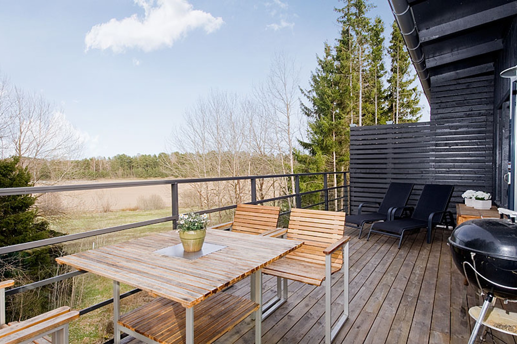 Terrass med utsikt