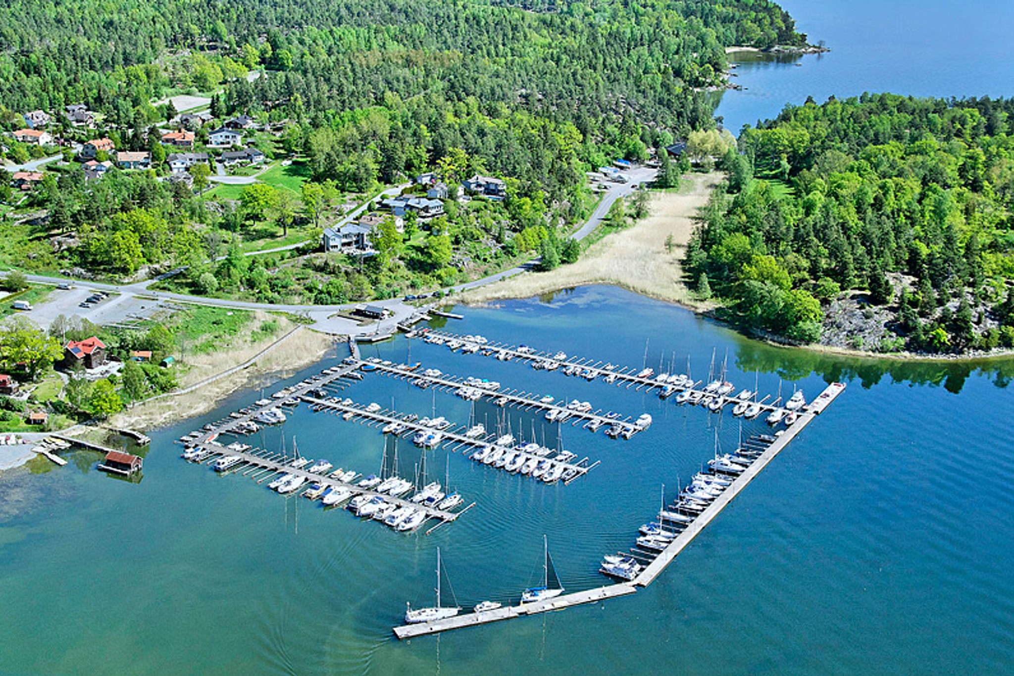 Flygfoto Skärgårdsstad
