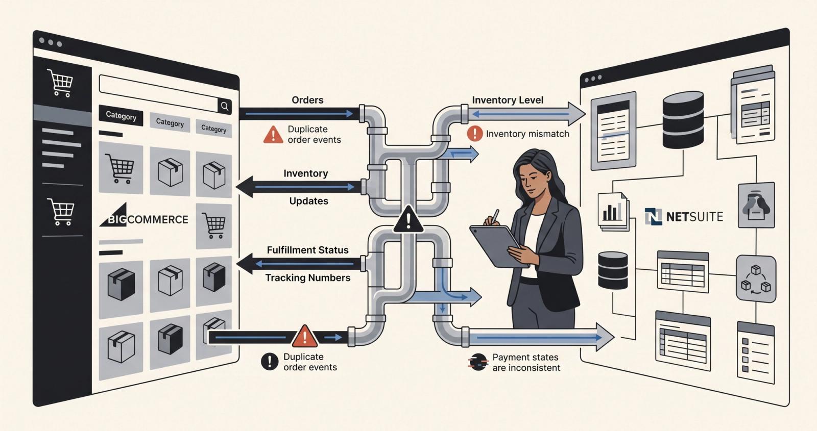 BigCommerce + NetSuite Integration: What Actually Breaks in Production