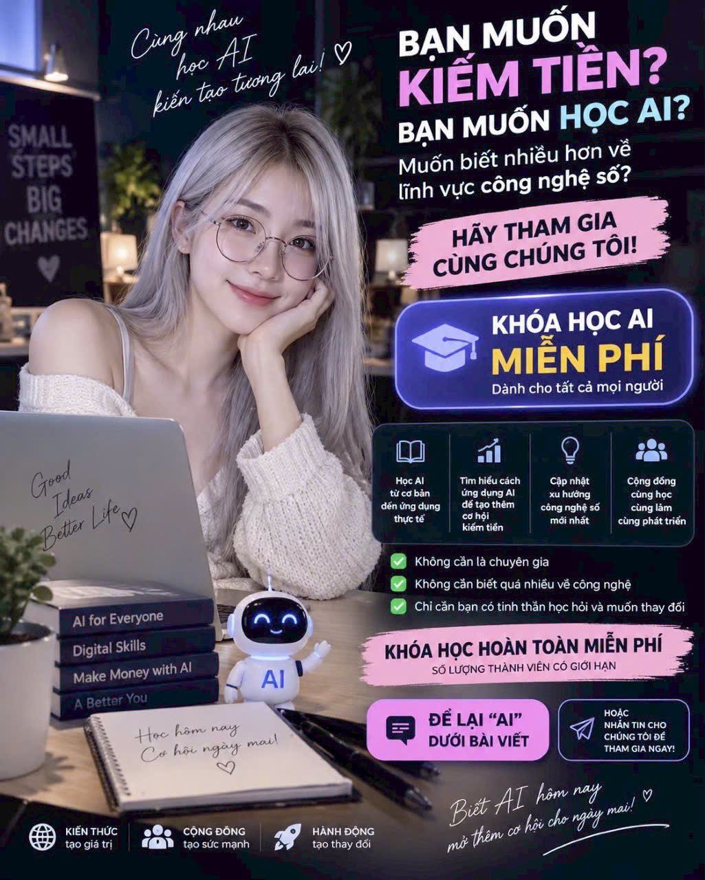KHÓA HỌC AI MIỄN PHÍ: YUKI01