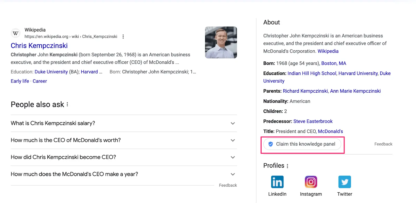 How To Get a Google Knowledge Panel | Clearscope