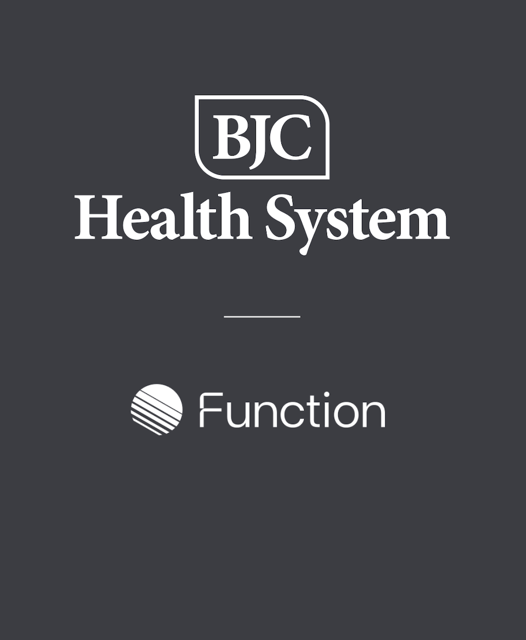 BJC Health System and Function partnership graphic