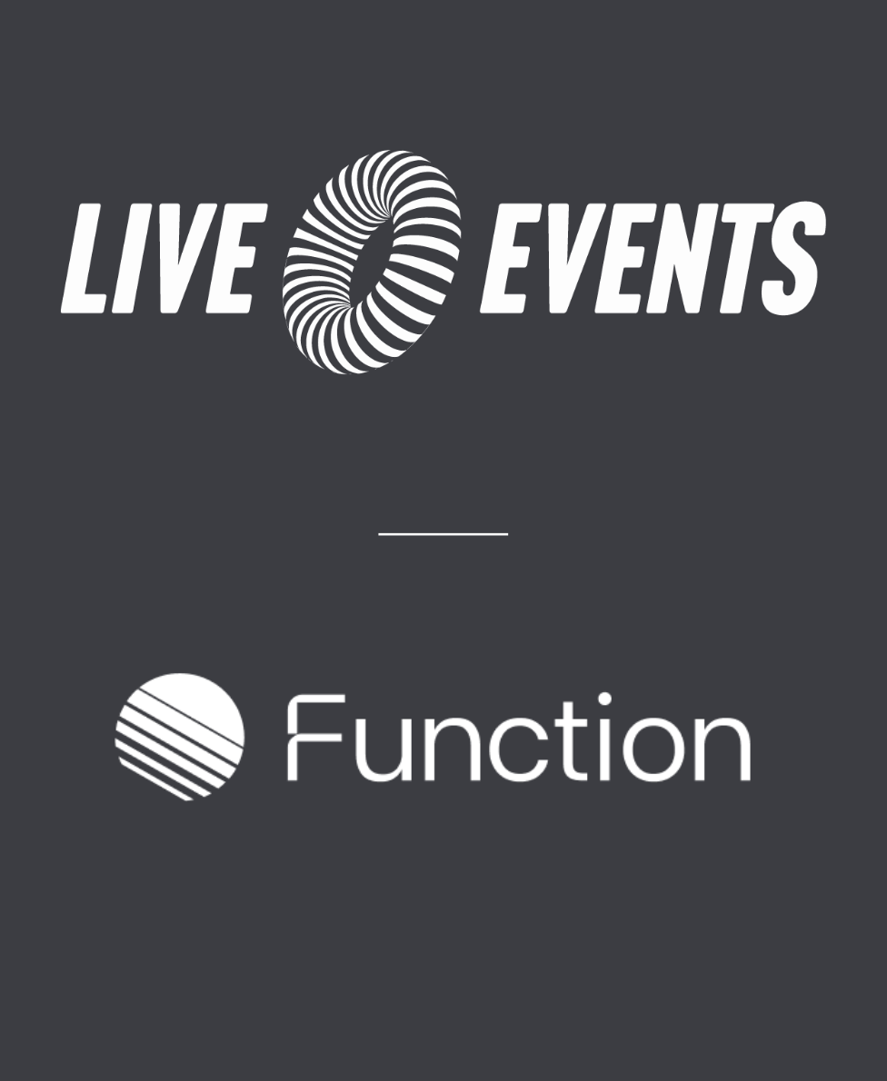 Live Events and Function partnership graphic