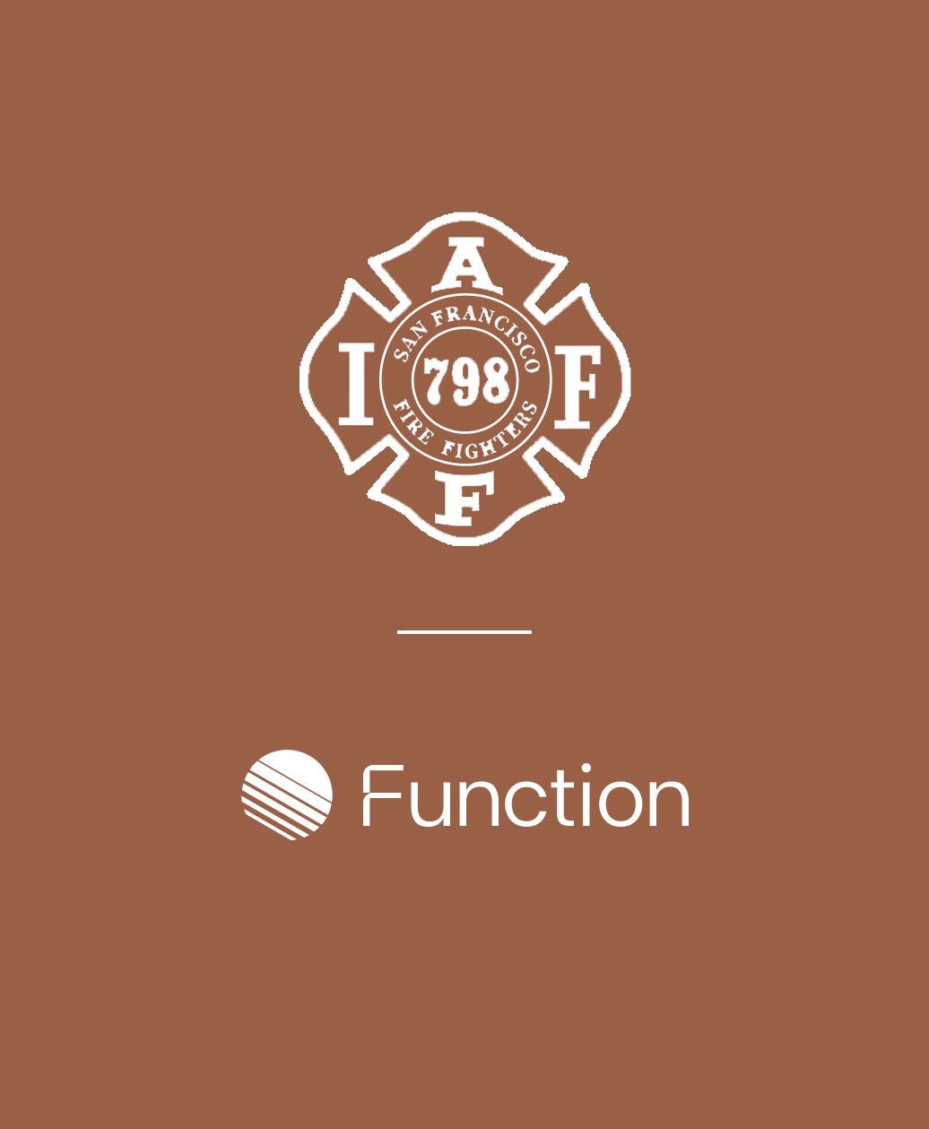 SF Fire Department and Function logo lockup