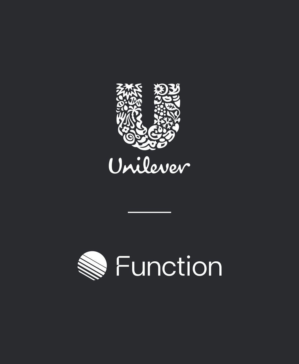 Unilever and Function logo lockup