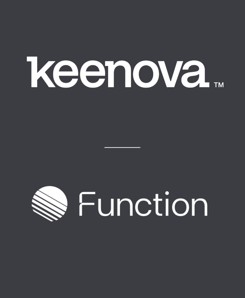 Keenova and Function partnership graphic