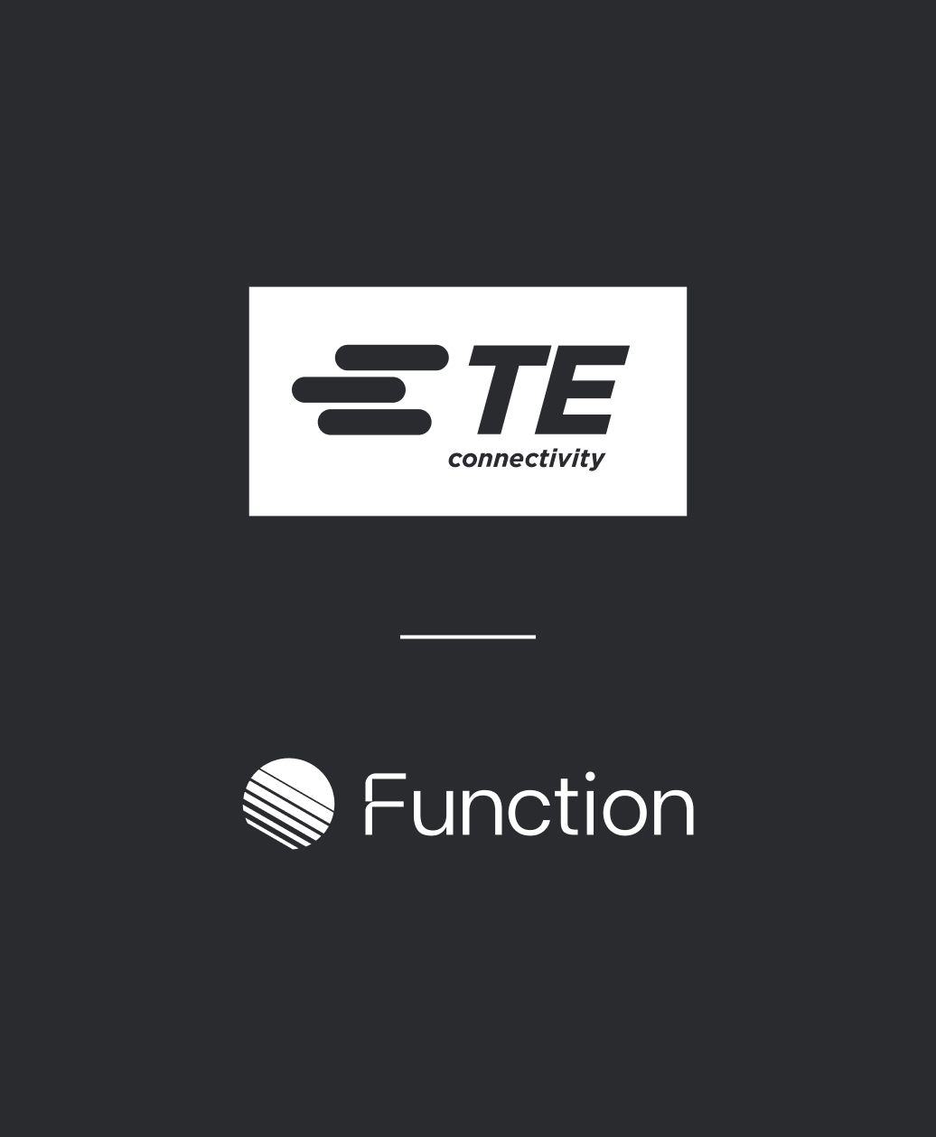 TE Connectivity and Function logo lockup