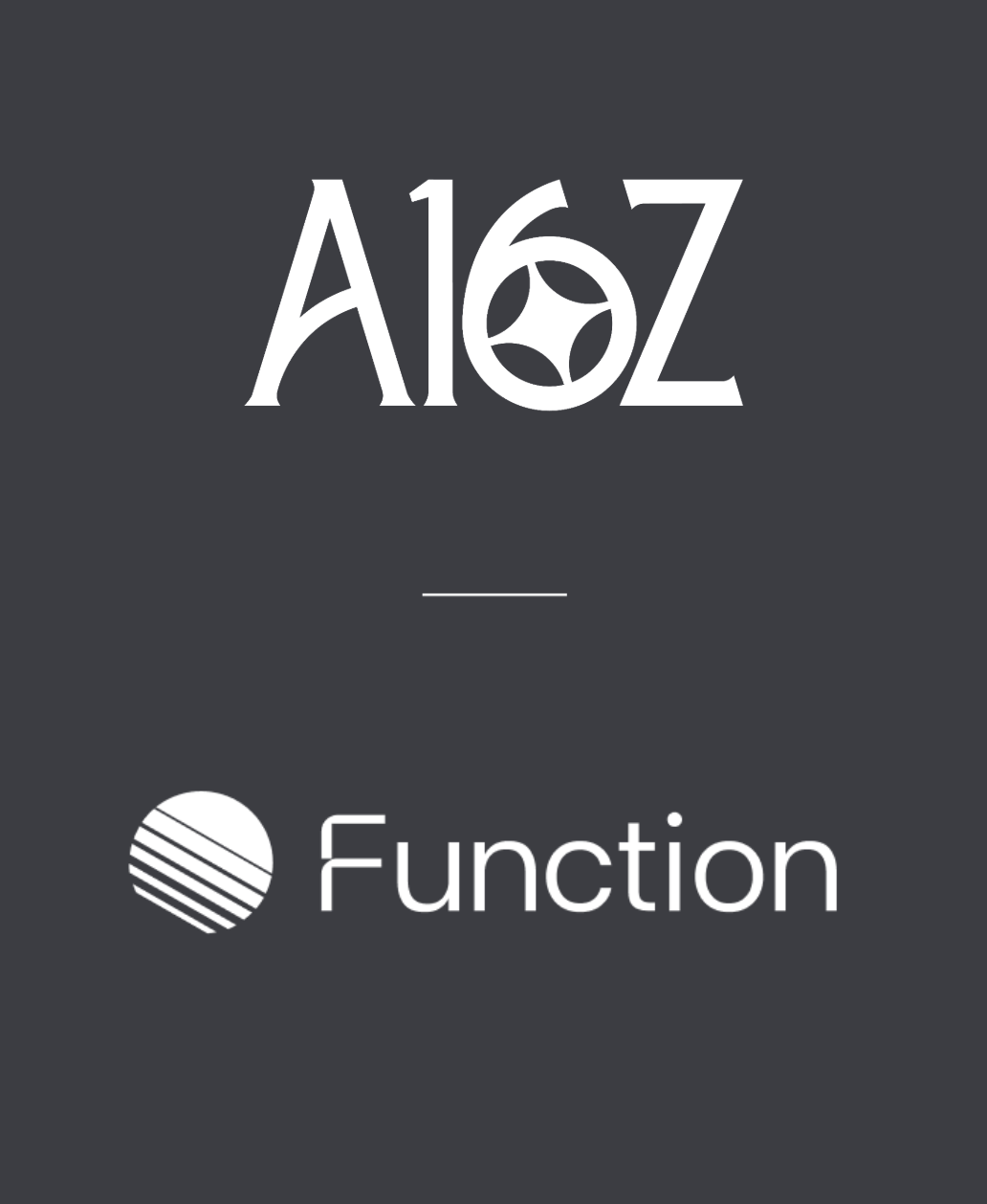 a16z and Function partnership graphic