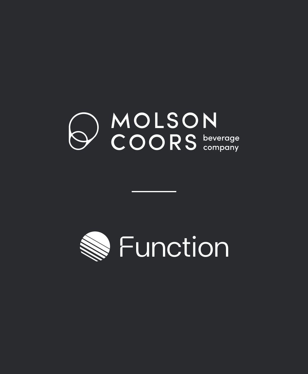Molson Coors and Function logo lockup