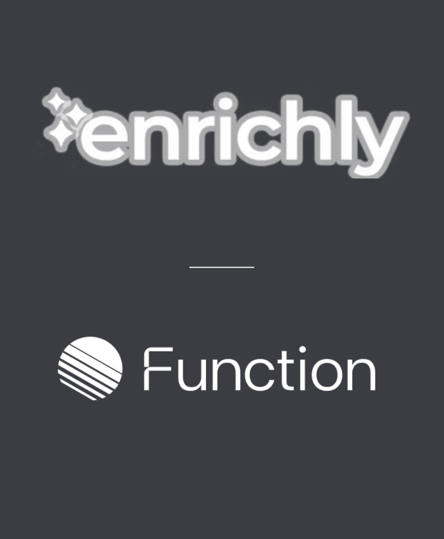 Enrichly and Function partnership graphic