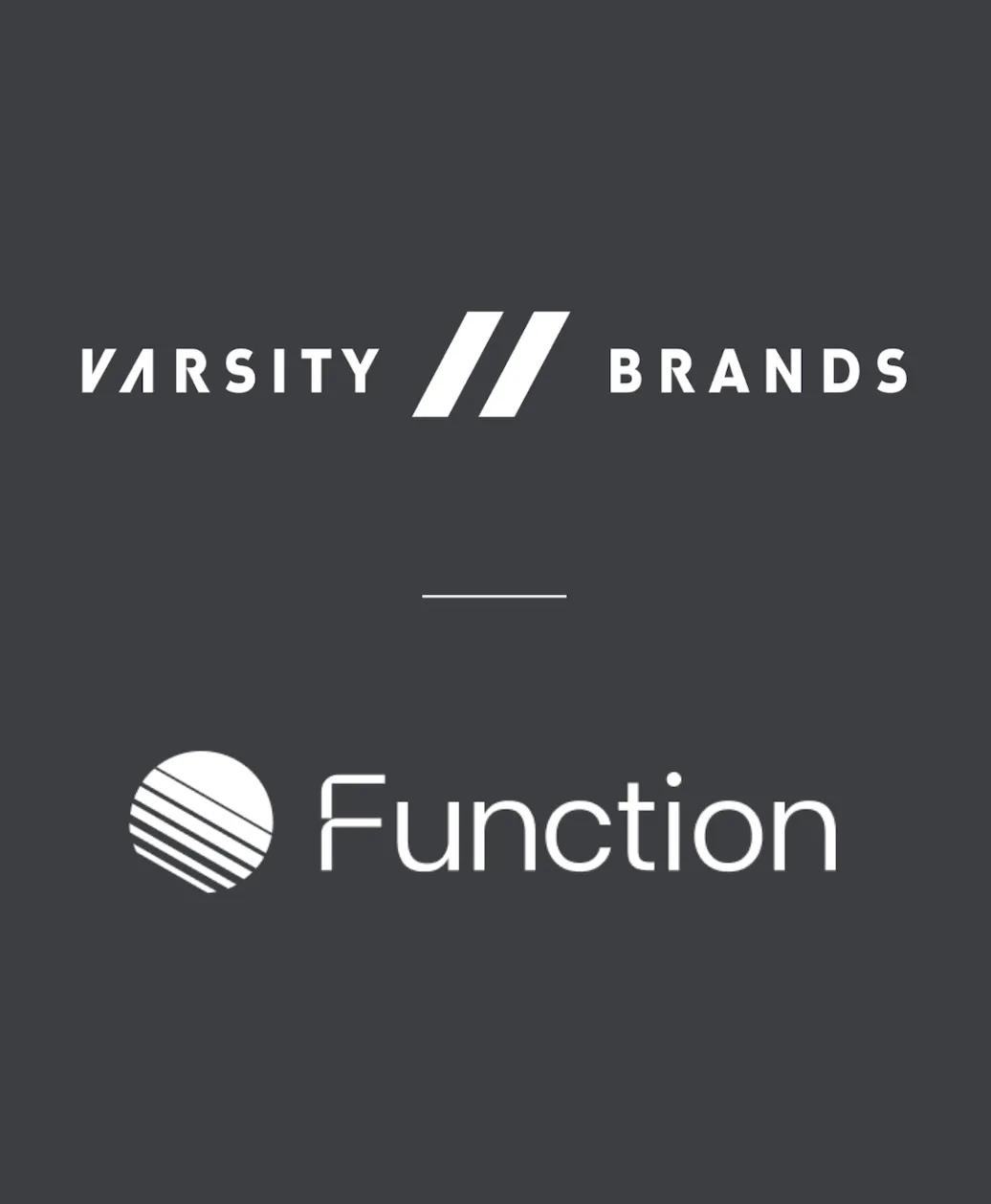 Varsity Brands and Function partnership graphic