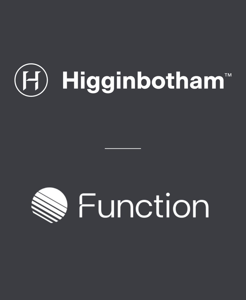 Higginbotham and Function partnership graphic