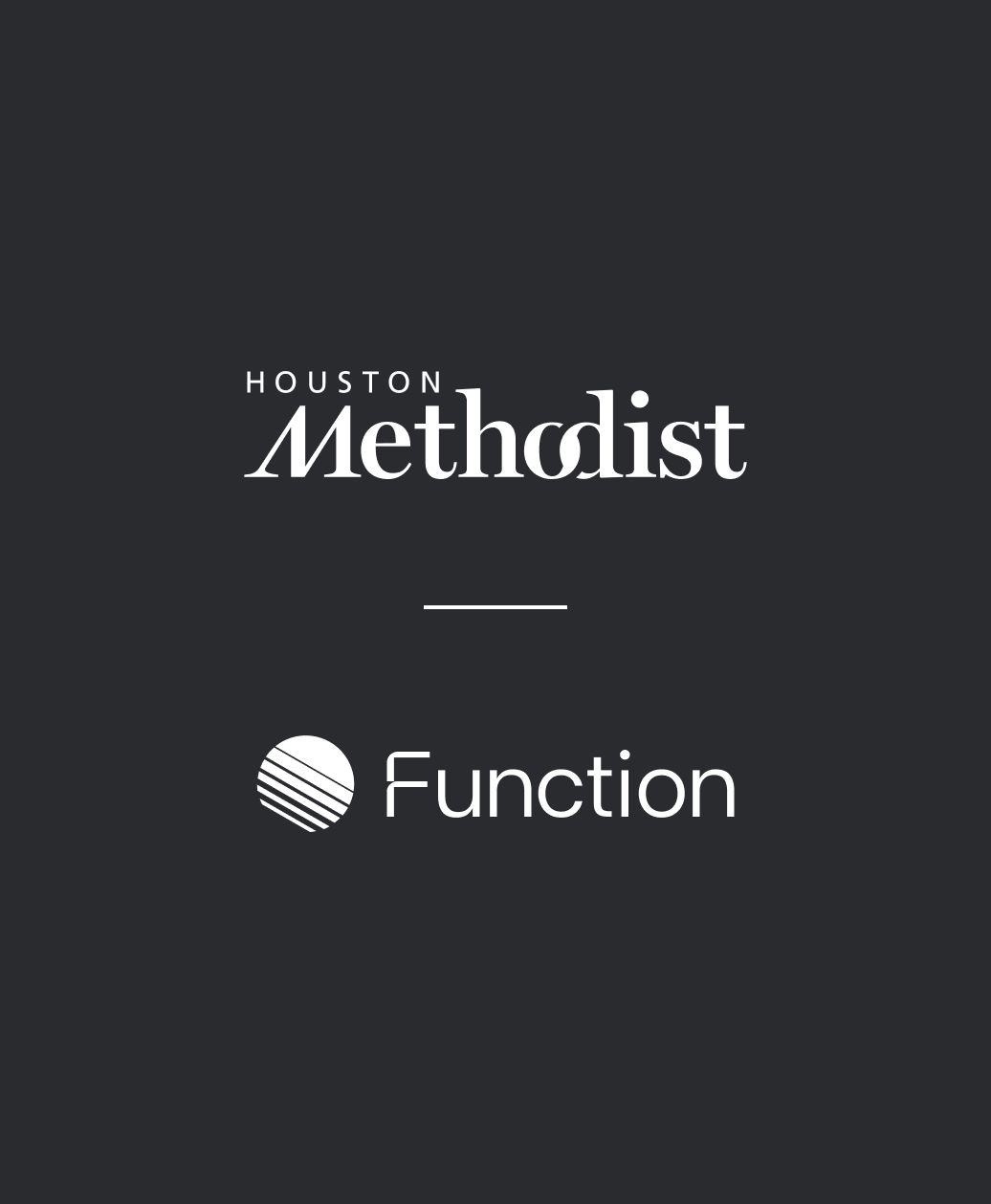 Houston Methodist and Function logo lockup