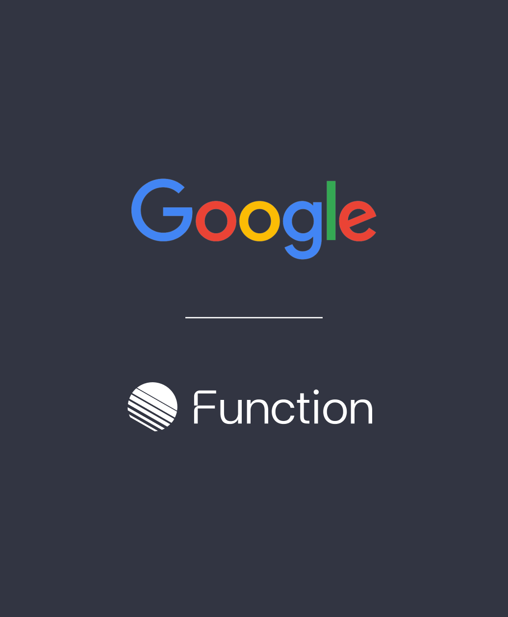 Google Longevity and Function logo lockup