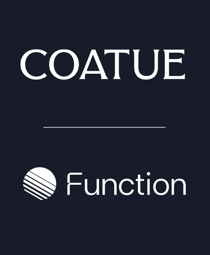 Coatue Management and Function partnership graphic