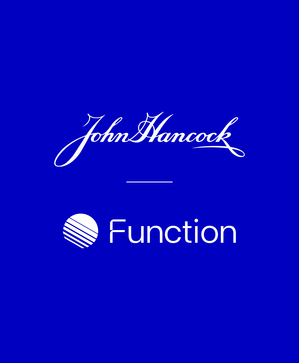 John Hancock Distributors and Function logo lockup