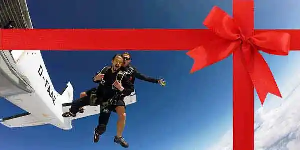 billet cadeau saut en parachute